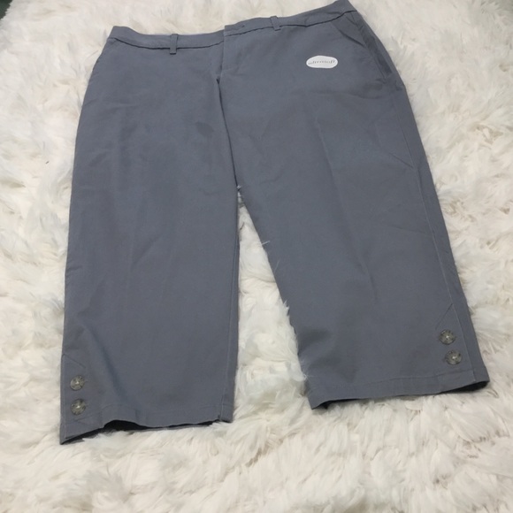 Craft& Barrow- Women Gray Effortless Stretch Capri - Picture 11 of 11